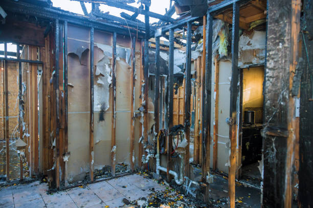 Professional Fire Damage Restoration technician working in Altoona, AL